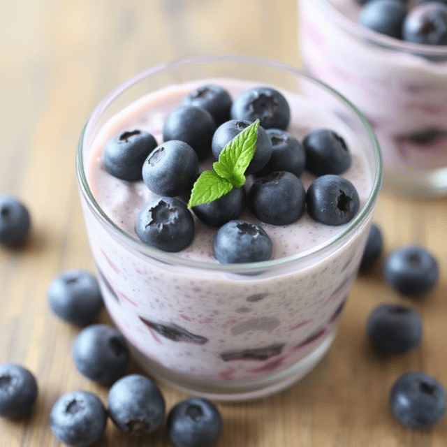 blueberry chia pudding