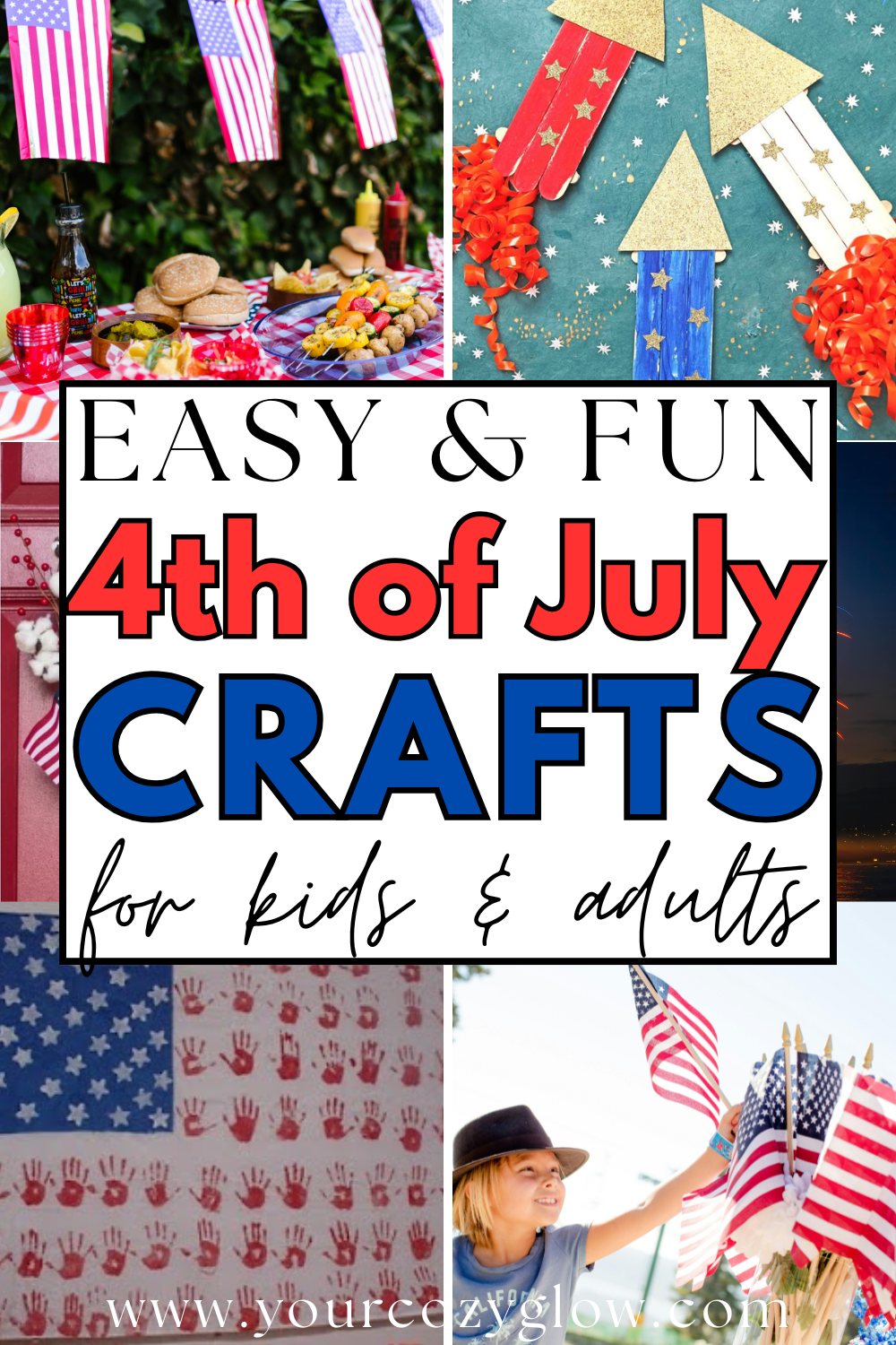 Easy & Fun 4th of July Crafts and Activities for Kids & Adults