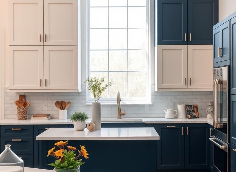 Two Tone Kitchen Cabinets