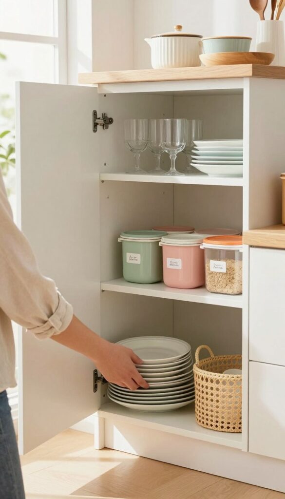 kitchen cabinet decluttering kitchen cabinet decluttering