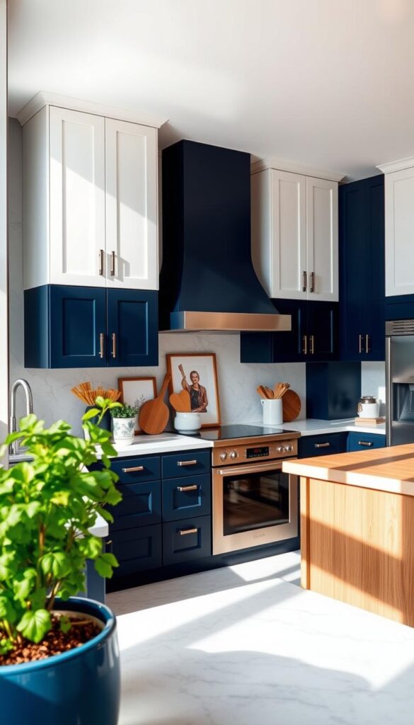 two-tone kitchen cabinets styles