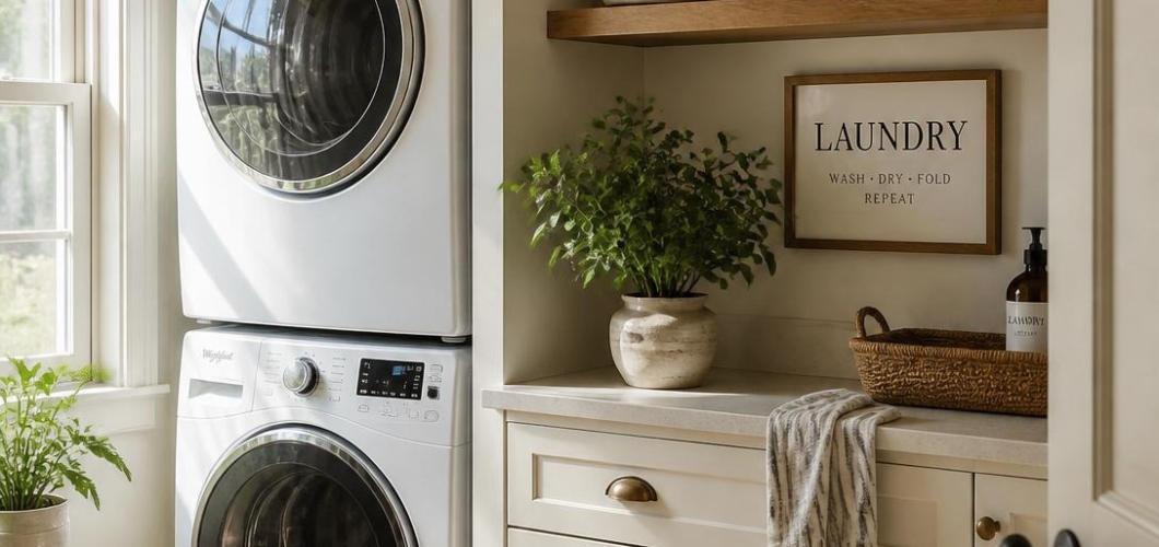 How to Make Your Laundry Room Actually Pretty (And Functional)