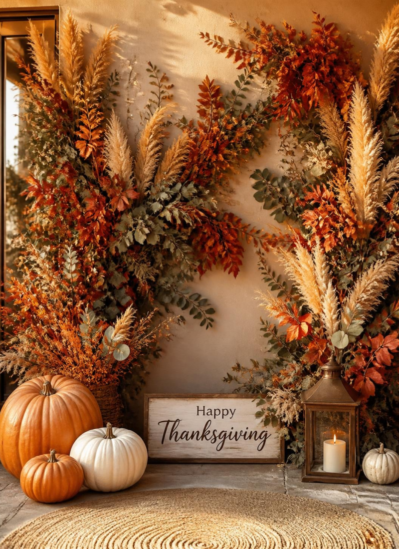 The Thanksgiving Backdrop That Makes Every Photo Feel More Festive